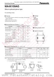 MA4X159AG datasheet pdf Panasonic