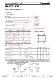 MA4X7140G datasheet pdf Panasonic