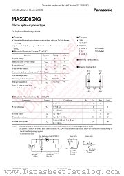 MA5SD05XG datasheet pdf Panasonic