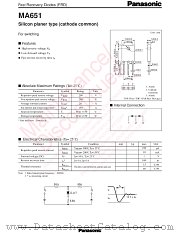 MA3G651 datasheet pdf Panasonic