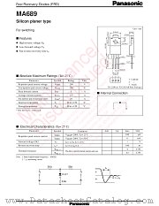 MA2F689 datasheet pdf Panasonic