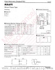 MA691 datasheet pdf Panasonic