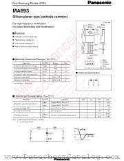 MA3F693 datasheet pdf Panasonic