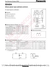 MA3F694 datasheet pdf Panasonic