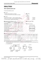 MA6J786X datasheet pdf Panasonic
