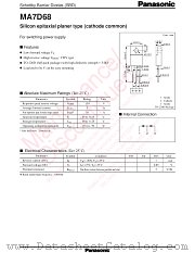 MA3D768 datasheet pdf Panasonic