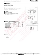 MAZ9500 datasheet pdf Panasonic