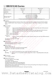 MN101CFA5G datasheet pdf Panasonic