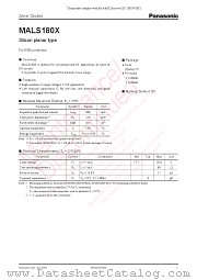 MALS180X datasheet pdf Panasonic