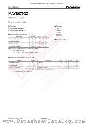 MAYS075GZ datasheet pdf Panasonic