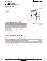 MAZG033 datasheet pdf Panasonic