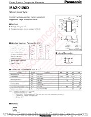 MAZK120D datasheet pdf Panasonic