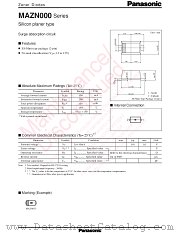MAZN082 datasheet pdf Panasonic