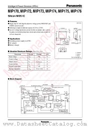 MIP176 datasheet pdf Panasonic