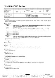 MN101CD0C datasheet pdf Panasonic