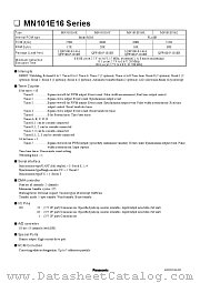 MN101EF16Z datasheet pdf Panasonic