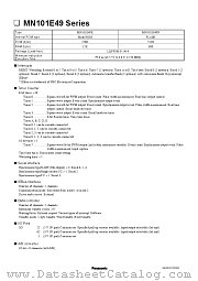 MN101EF49N datasheet pdf Panasonic