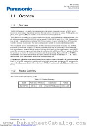 MN101EF93G datasheet pdf Panasonic