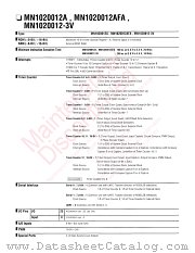 MN1020012A datasheet pdf Panasonic
