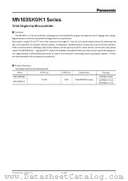 MN103SFK1K datasheet pdf Panasonic