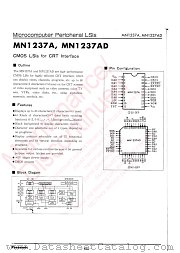 MN1237AD datasheet pdf Panasonic