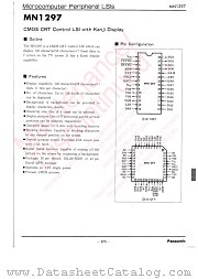 MN1297 datasheet pdf Panasonic