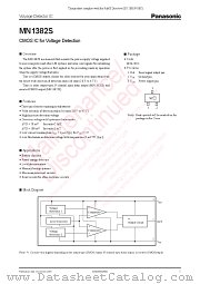 MN1382S datasheet pdf Panasonic