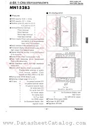 MN15283 datasheet pdf Panasonic