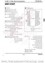 MN15287 datasheet pdf Panasonic