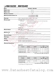 MN155202 datasheet pdf Panasonic