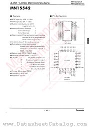 MN15542 datasheet pdf Panasonic