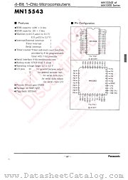 MN15543 datasheet pdf Panasonic