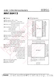 MN158412 datasheet pdf Panasonic
