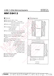 MN158413 datasheet pdf Panasonic