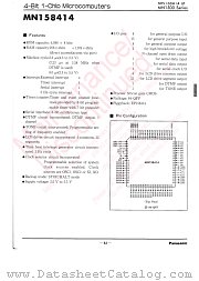 MN158414 datasheet pdf Panasonic