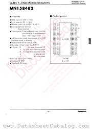 MN158482 datasheet pdf Panasonic