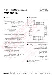 MN158614 datasheet pdf Panasonic