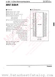 MN15864 datasheet pdf Panasonic