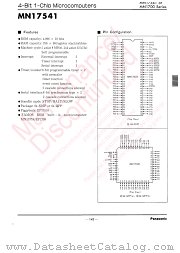 MN17541 datasheet pdf Panasonic