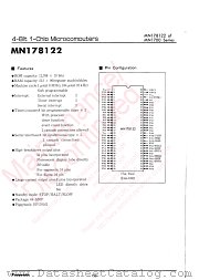 MN178122 datasheet pdf Panasonic