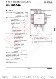 MN18804A datasheet pdf Panasonic