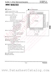MN188322 datasheet pdf Panasonic