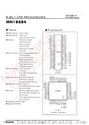 MN18884 datasheet pdf Panasonic