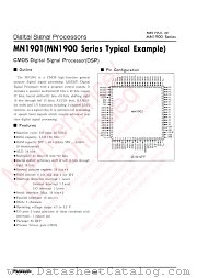 MN1901 datasheet pdf Panasonic