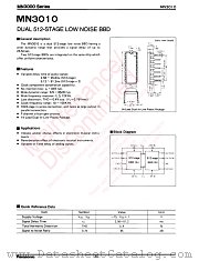MN3010 datasheet pdf Panasonic