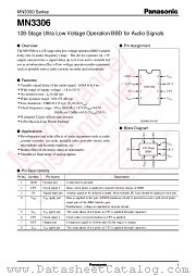 MN3306 datasheet pdf Panasonic
