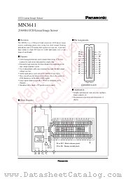 MN3611 datasheet pdf Panasonic