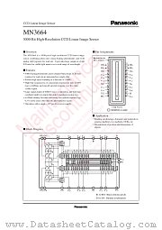 MN3664 datasheet pdf Panasonic