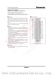 MN3672RE datasheet pdf Panasonic
