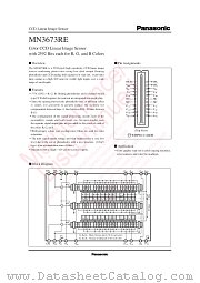MN3673RE datasheet pdf Panasonic
